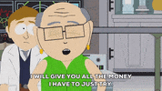 mr. herbert garrison begging GIF by South Park 