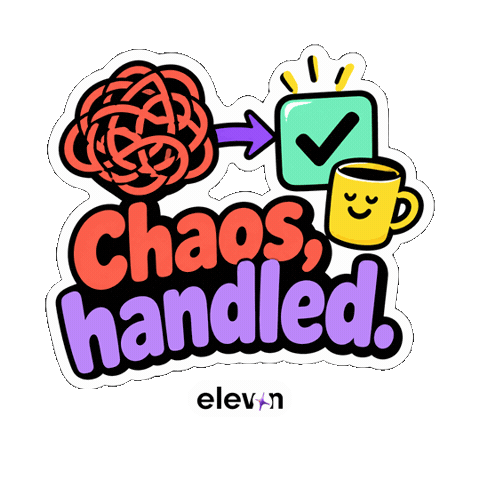 Ai Chaos Sticker by Elevon