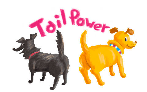 Happy Dog Sticker