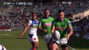 Nrl Greenmachine GIF by Canberra Raiders