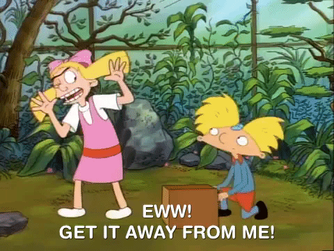 hey arnold nick splat GIF