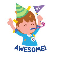 Awesome Happy Birthday Sticker by Geniebook