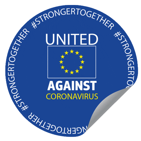 Stronger Together Europe Sticker by European Commission