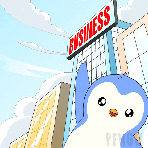 Work Business GIF by Pudgy Penguins