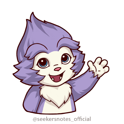 Happy Seekers Notes Sticker by MYTONA