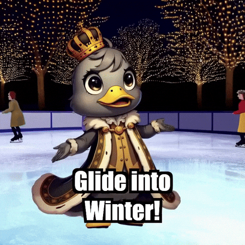Winter Skating GIF by sirduckbeth