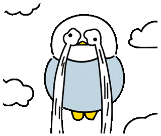 Sad Cry Sticker