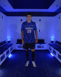 Mens Soccer GIF by DePaul Blue Demons