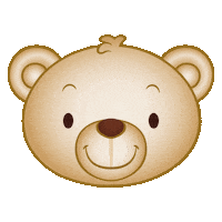 teddy bear Sticker by Baby Mink