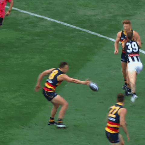 james aish tackle GIF by CollingwoodFC