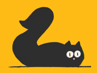 Angry Black Cat GIF by gasta