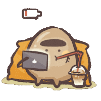 Stay Home Boba Tea Sticker