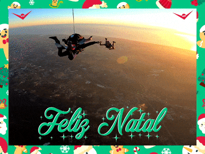 Feliz Natal GIF by Skydive Maia Paraquedismo