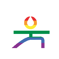 pride warrior Sticker by Sweat Yoga