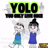 You Only Live Once Yolo GIF by Zhot