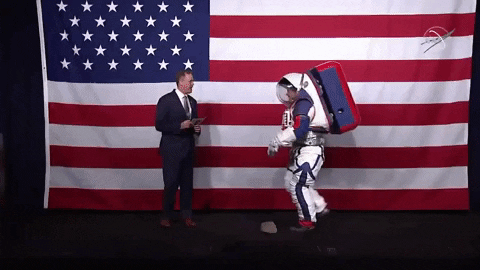 High Five Astronaut GIF by NASA