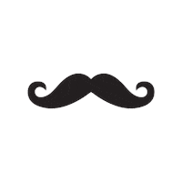 Moustache Sticker by Minipivovar Beznoska Prosek