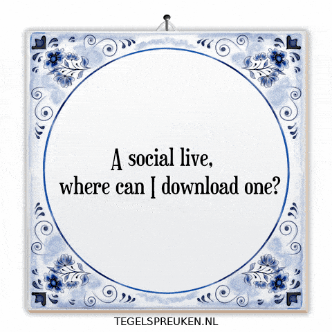 Humor Gezelligheid GIF by Tegelspreuken.nl