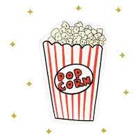 Coxinhanerd Popcorn Sticker
