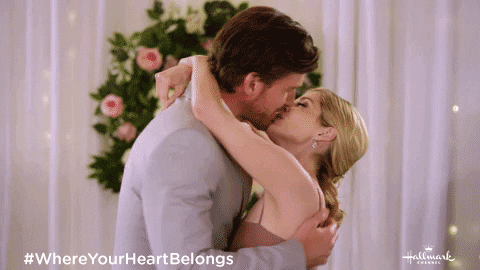 Happily Ever After Kiss GIF by Hallmark Channel