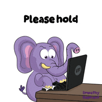 Please Hold Customer Service GIF by VeeFriends