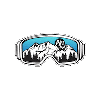 pknpkresort ski skiing snowboard snowboarding Sticker