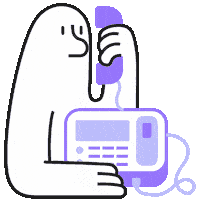 Work From Home Illustration Sticker by Melio