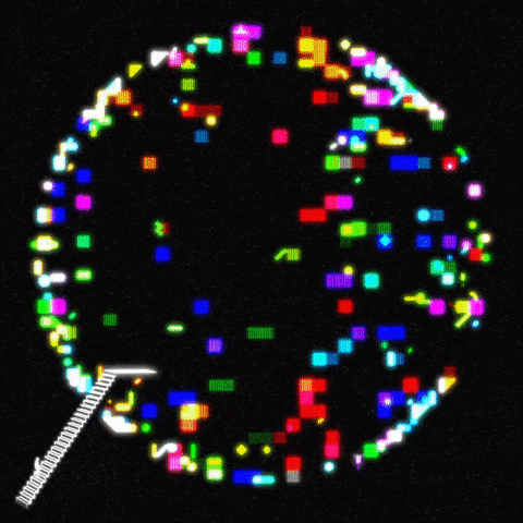 PERFECTL00P loop 80s neon glow GIF
