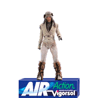 AirActionVigorsol dance music party girl Sticker