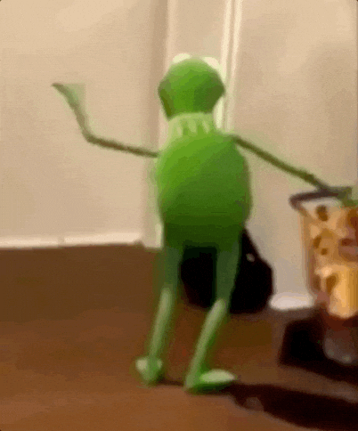 KErmit dançando