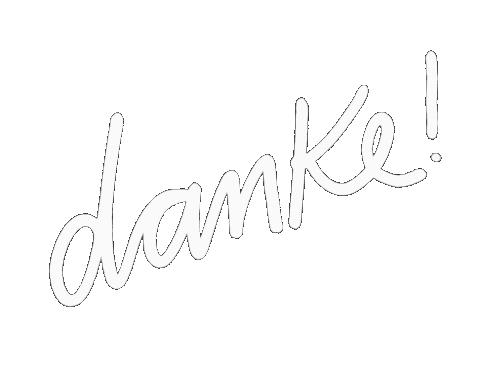 German Thank You Sticker