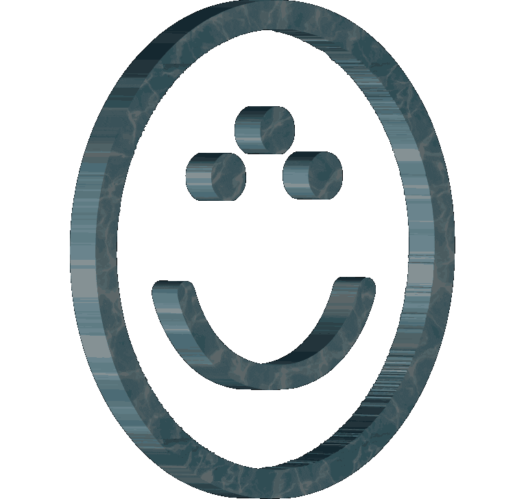 Smiley Face 3D Sticker