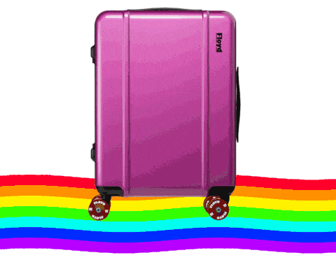 floydone giphyupload travel case suitcase Sticker