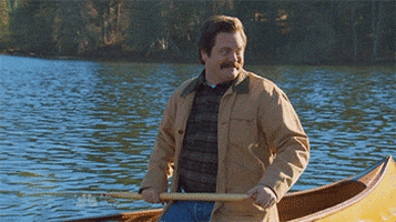 Parks And Recreation Lake GIF