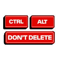 Keyboard Delete Sticker by Sandisk