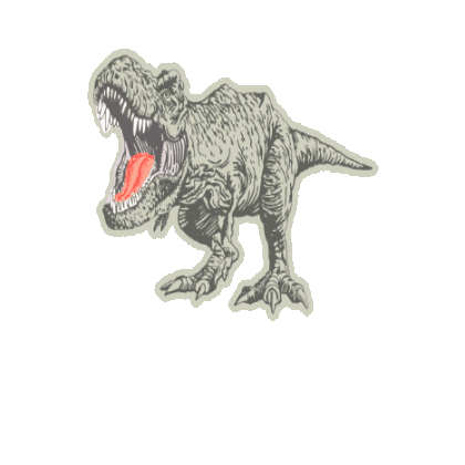 Jump Dino Sticker by sgreb