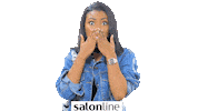 girl kiss Sticker by Salon Line