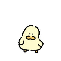 420gram00 character duck banana 캐릭터 Sticker