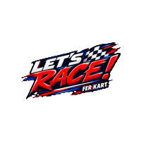 Ferkart racing race kart circuit Sticker