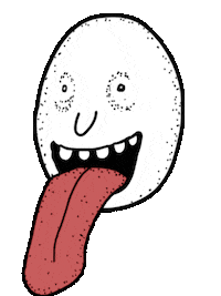 licking no way Sticker by Sara Lynne Leo