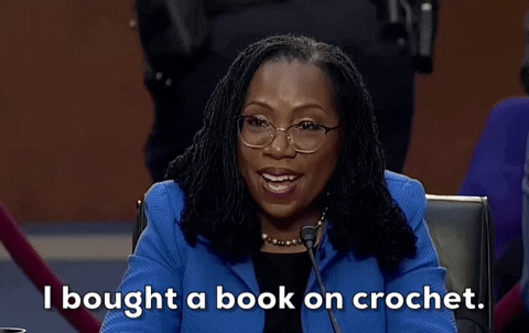 Supreme Court Crochet GIF by GIPHY News