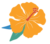 Flower Hawaii Sticker by dolkii