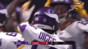 Stefon Diggs Hug GIF by Minnesota Vikings