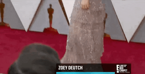 zoey deutch oscars GIF by E!