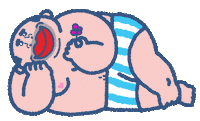 Happy Flower Sticker by SOWINGHONG