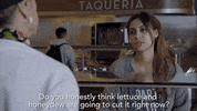 Francia Raisa Reaction GIF by grown-ish