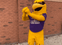 Mascot Staygolden GIF by Wilfrid Laurier University