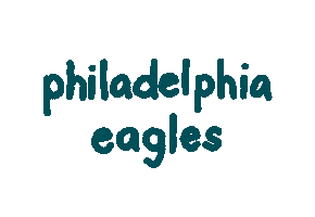 Philadelphia Eagles Football Sticker