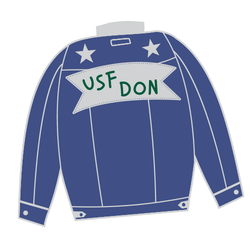 USFCA san francisco usf sf dons Sticker