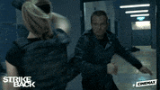 cinemax fight kick girl power cinemax GIF